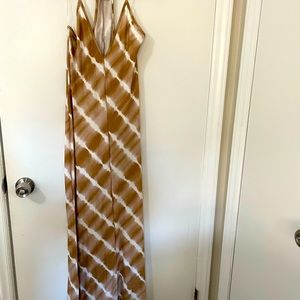 Marble floor length maxi bodycon dress